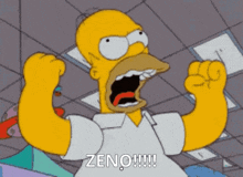 Homer Simpson Zeno GIF - Homer Simpson Zeno Yelling GIFs
