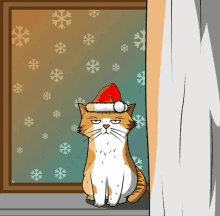 Loki Christmas Cat GIF