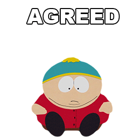 Agreed South Park Sticker - Agreed South Park Eric Cartman Stickers