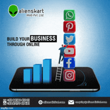 Alienskart Web Business Branding GIF