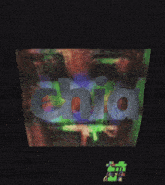 a tv screen shows the word chia on it