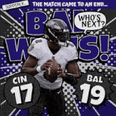 Baltimore Ravens (19) Vs. Cincinnati Bengals (17) Post Game GIF - Nfl National Football League Football League GIFs