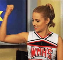 Glee Quinn Fabray GIF - Glee Quinn Fabray Muscles GIFs