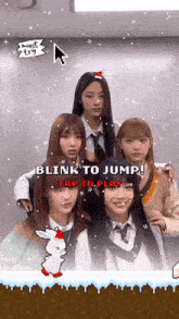 Newjeans Blink To Jump GIF - Newjeans Blink To Jump Game GIFs