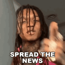 Spread The News Swae Lee GIF - Spread The News Swae Lee Tell Your Friends GIFs