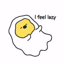 egg ghost cute lazy chill