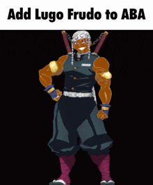Lugo Frudo Aba GIF - Lugo Frudo Aba Anime Battle Arena GIFs