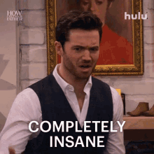 Completely Insane Charlie GIF - Completely Insane Charlie How I Met Your Father GIFs