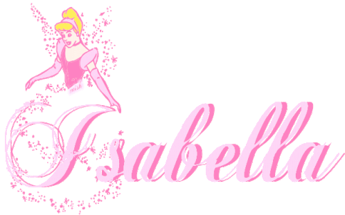 Isabella Isabella Name Sticker - Isabella Isabella Name Pink Stickers