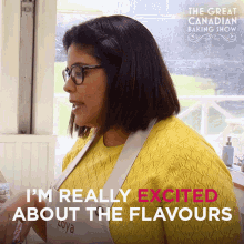 Im Really Excited About The Flavours Zoya GIF - Im Really Excited About The Flavours Zoya The Great Canadian Baking Show GIFs