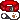 a pixel art drawing of a red hat with a white cross on it
