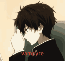 Vampyre Oreki Houtarou GIF - Vampyre Oreki Houtarou Hyouka GIFs