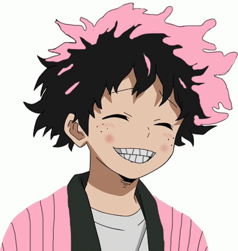 happy anime guy