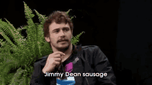 James Franco Responding To Awkward Questions GIF - Jimmy Dean Sausage James Franco GIFs