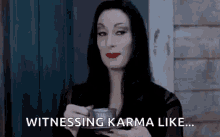 Karma Tea GIF - Karma Tea Sipping GIFs