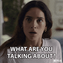What Are You Talking About Adria Arjona GIF