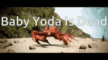 Baby Yoda Crab Rave GIF - Baby Yoda Crab Rave Baby Yoda Is Dead GIFs