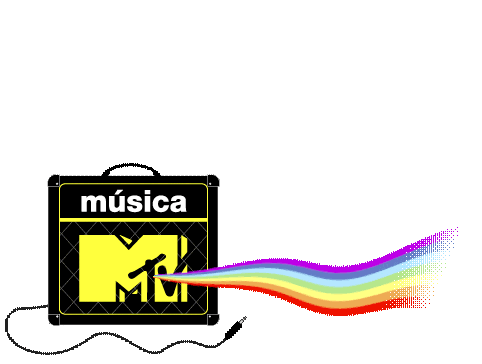 Musica Bocina Sticker - Musica Bocina Arcoiris Stickers