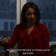 I Learned From The Best So I Know Youre Full Of Shit Marissa Gold GIF - I Learned From The Best So I Know Youre Full Of Shit Marissa Gold The Good Fight GIFs