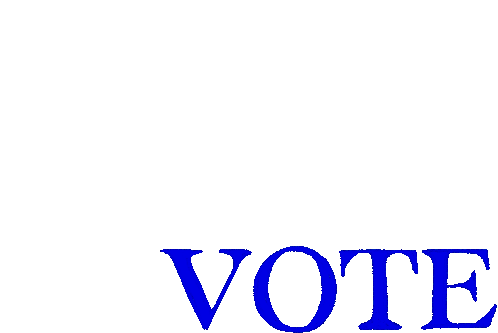 Vote Vote Blue Sticker - Vote Vote Blue Voted Stickers