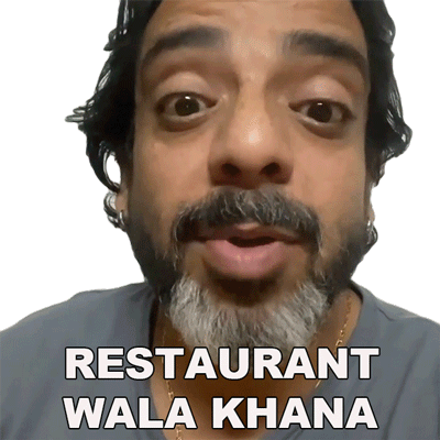 Restaurant Wala Khana Jeeveshu Ahluwalia Sticker - Restaurant Wala Khana Jeeveshu Ahluwalia बाहरकाखाना Stickers