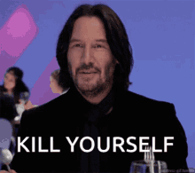 Kill Yourself Keanu GIF - Kill Yourself Keanu GIFs