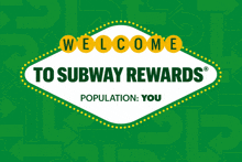 Subway Subway Rewards GIF - Subway Subway Rewards Welcome To Subway Rewards GIFs