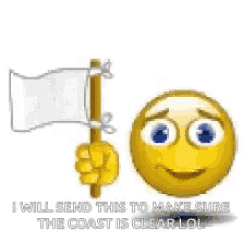 White Flag Surrender GIF - White Flag Surrender Emoji GIFs