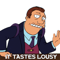 It Tastes Lousy Fishy Joe Sticker - It Tastes Lousy Fishy Joe Futurama Stickers
