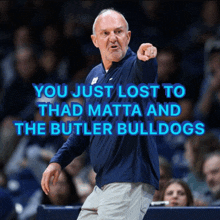 Thad Matta Butler Bulldogs GIF - Thad Matta Butler Bulldogs Butler Basketball GIFs