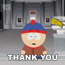 Thank You Stan Marsh GIF - Thank You Stan Marsh South Park GIFs