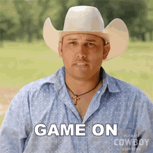 Game On Juan Carlos Montes GIF - Game On Juan Carlos Montes Ultimate Cowboy Showdown Season2 GIFs