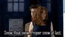 Doctor Who Snow GIF - Doctor Who Snow David Tennant GIFs