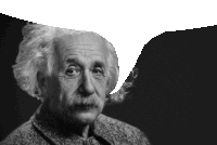 Einstein Einstein Chat Bubble Sticker - Einstein Einstein Chat Bubble Stickers