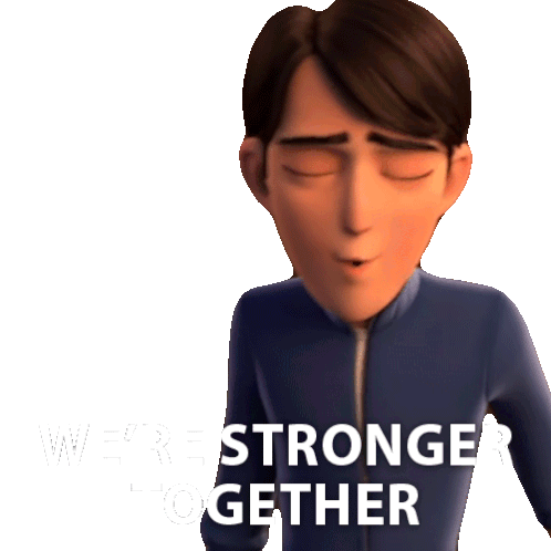 Were Stronger Together Jim Lake Jr Sticker - Were Stronger Together Jim Lake Jr Trollhunters Tales Of Arcadia Stickers