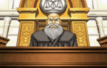 Phoenix Wright Judge GIF - Phoenix Wright Judge Ace Attorney GIFs
