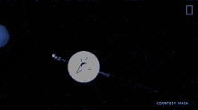 Voyager2 Neptune101 GIF - Voyager2 Neptune101 Passing By Neptune GIFs