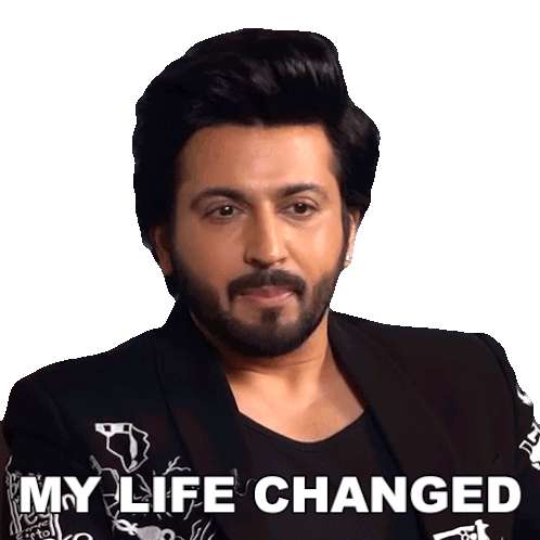 My Life Changed Dheeraj Dhoopar Sticker - My Life Changed Dheeraj Dhoopar Pinkvilla Stickers