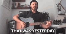 That Was Yesterday James Vincent Mcmorrow GIF - That Was Yesterday James Vincent Mcmorrow Not Today GIFs