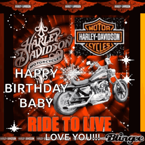 Happy Birthday Harley Davidson GIF - Happy Birthday Harley Davidson ...