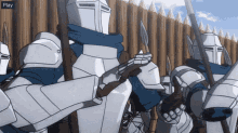 Overlord Anime Soldier GIF - Overlord Anime Soldier Applaud GIFs