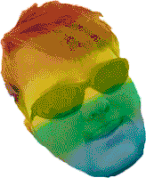 Jeddos Rainbow Face Sticker