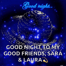 Goodnight Saturn GIF - Goodnight Saturn Blue GIFs