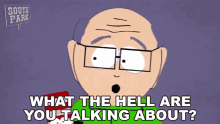what the hell are you talking about herbert garrison mr hat south park s1e13