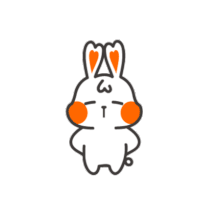 White Rabbit Sticker - White Rabbit Content Stickers