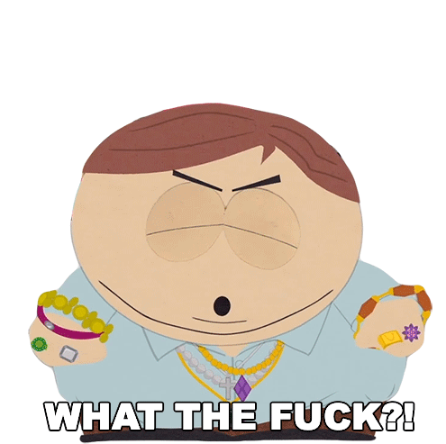 What The Fuck Eric Cartman Sticker - What The Fuck Eric Cartman South Park Stickers