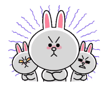 brown and cony no sleep mad frustrated mad bunny