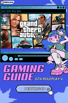 a video game called grand theft auto five is being played