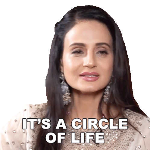 It'S A Circle Of Life Ameesha Patel Sticker - It'S A Circle Of Life Ameesha Patel Pinkvilla Stickers
