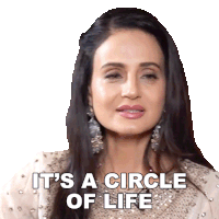 It'S A Circle Of Life Ameesha Patel Sticker - It'S A Circle Of Life Ameesha Patel Pinkvilla Stickers